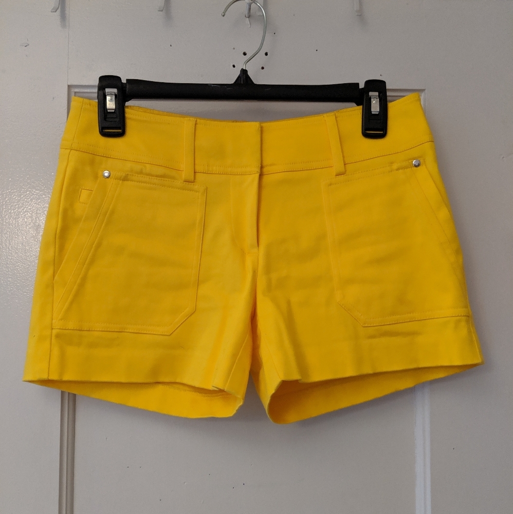Yellow shorts